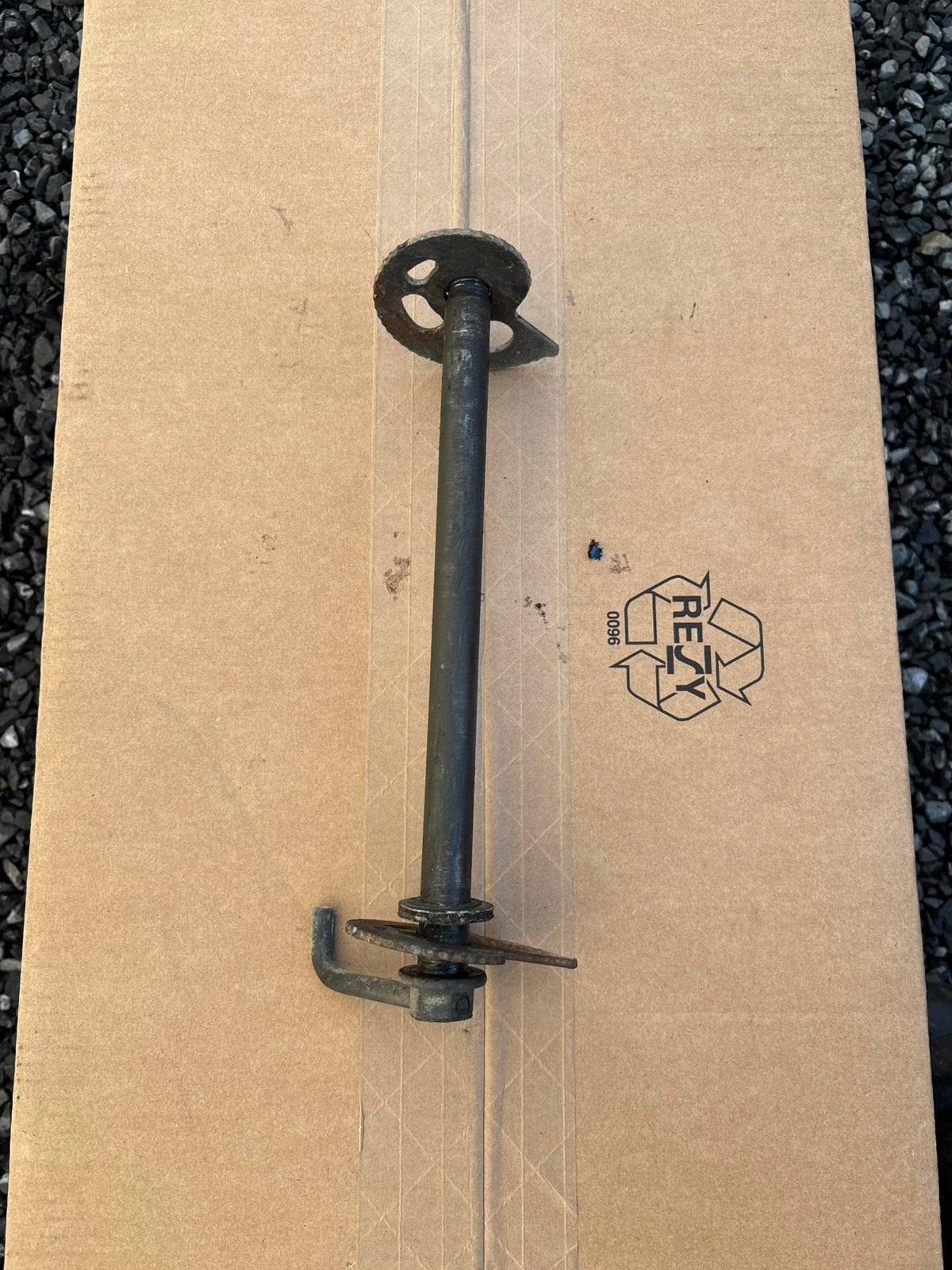 Axe de roue arrière + tendeur pour honda xr 600 moto, Motos, Enlèvement ou Envoi