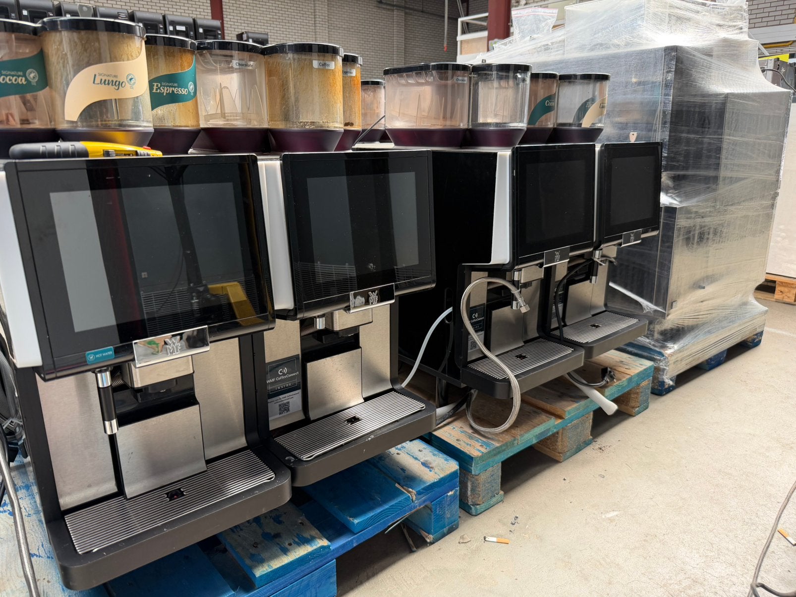 Lot WMF 1500S+ avec chocolat et refroidissement, Electroménager, Machine à espresso, Enlèvement ou Envoi, Café en grains, Utilisé