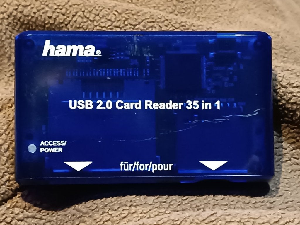 Hama USB 2.0 Card Reader 35 in 1, Ophalen of Verzenden, Gebruikt, Hama
