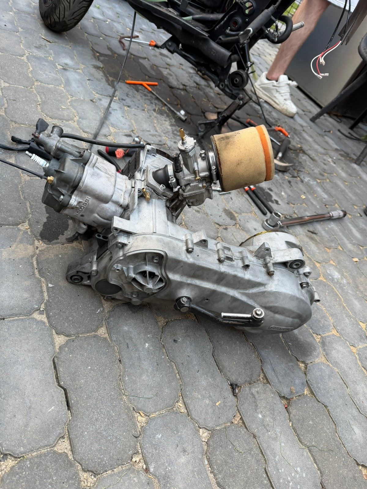 172cc gilera runner monsterblokje singel disc, Fietsen en Brommers, Minibikes, Midibikes en Pitbikes, Zo goed als nieuw, Ophalen
