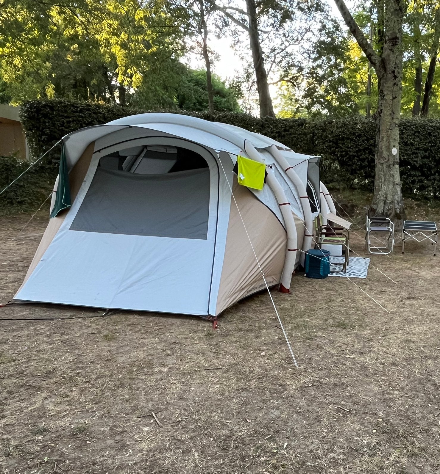 Quechua Tent Air Seconds 6.3 Fresh & Black – Wit/Beige, Ophalen, Zo goed als nieuw