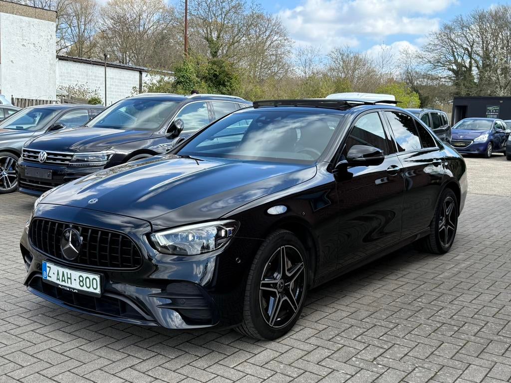 Mercedes-benz e300d hybride 2020, Automaat, Zwart, Leder, Bedrijf