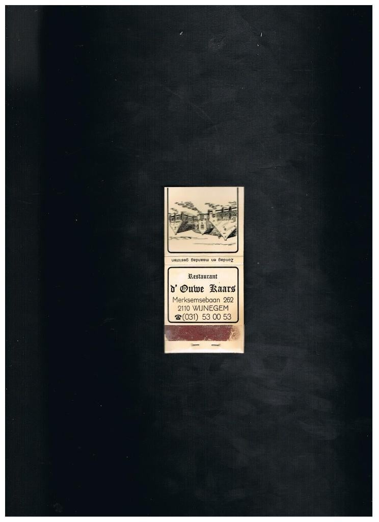 WIJNEGEM OUD LUCIFERMAPJE, Verzenden, Nieuw, Luciferdoosjes of -merken