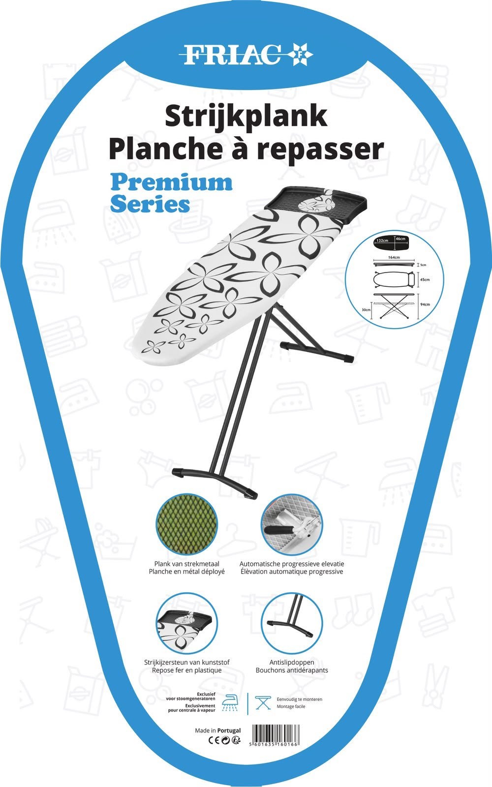 Planche à repasser Friac, Electroménager, Fers à repasser & Planches à repasser, Comme neuf, Enlèvement