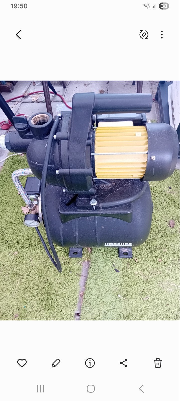 P10 – Kärcher hydrofoorpomp BP 3 Home, Tuin en Terras, Ophalen, Zo goed als nieuw, Elektrisch, Hydrofoorpomp