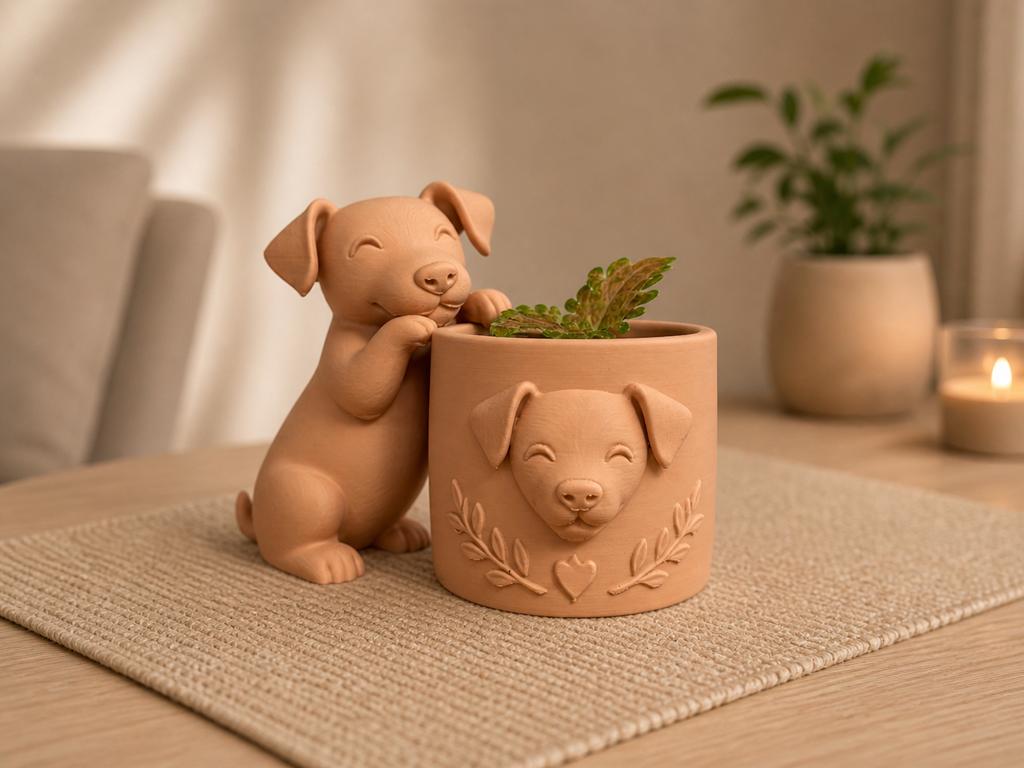 Jack Russel bloempotje, Ophalen of Verzenden, Nieuw