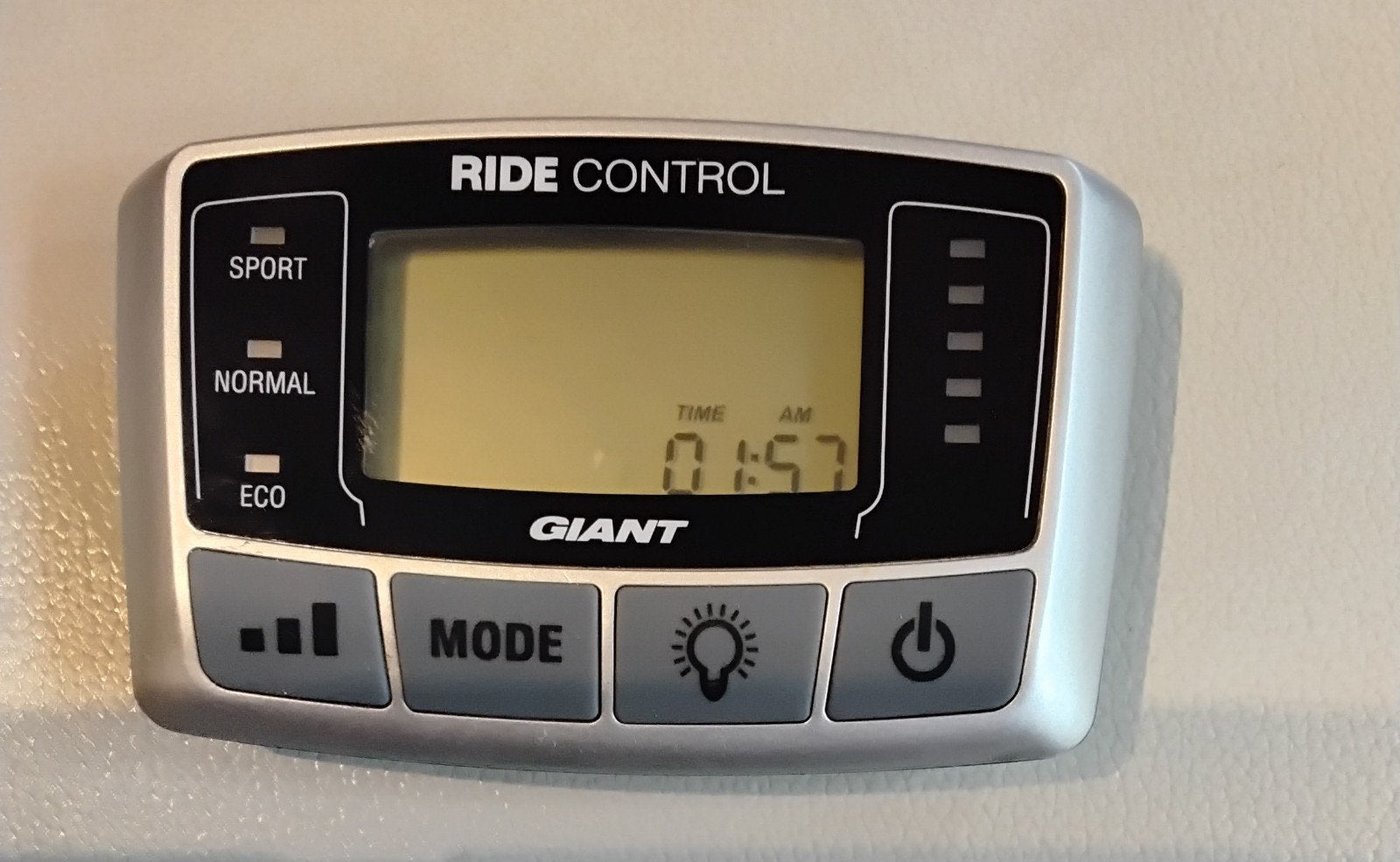 Ride control Giant, Enlèvement, Utilisé