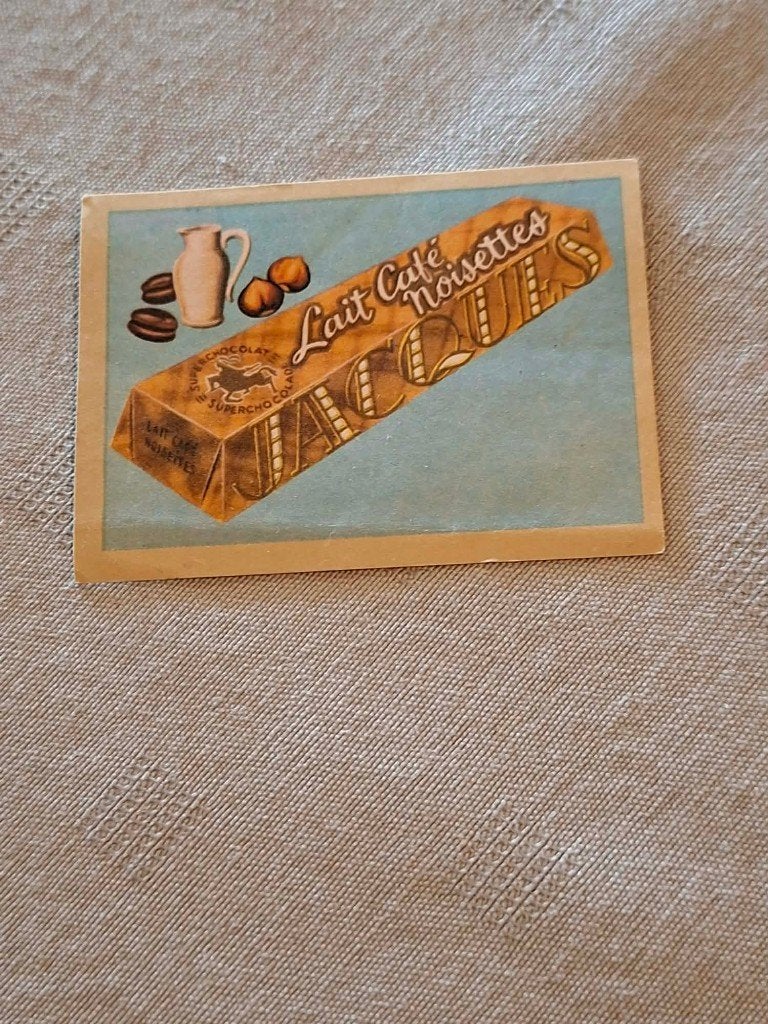 Prentje/Chromo : Melk-koffie-nootjes/Chocolade Jacques, Verzamelen, Ophalen of Verzenden, Gebruikt, Overige onderwerpen, Prent