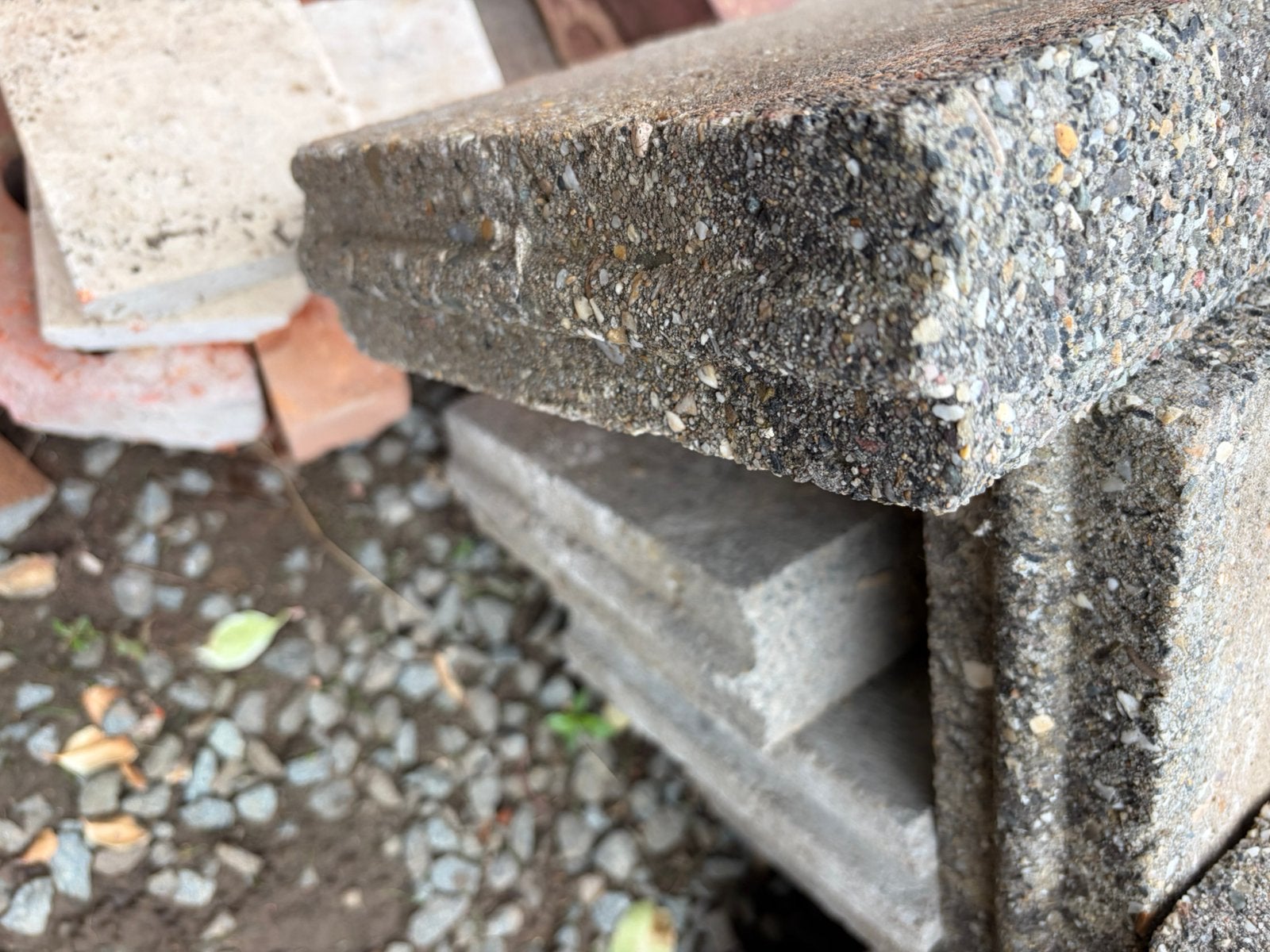 Tuinplint in beton 7 stuks, Tuin en Terras, Ophalen, Zo goed als nieuw