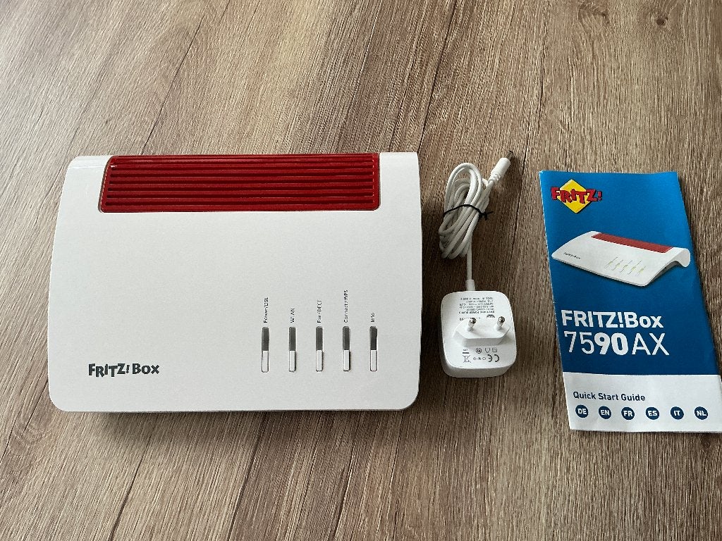 Fritz!box 7590 AX v2 Mesch en wifi 6 internet router/modem, Computers en Software, Routers en Modems, Ophalen of Verzenden, Nieuw