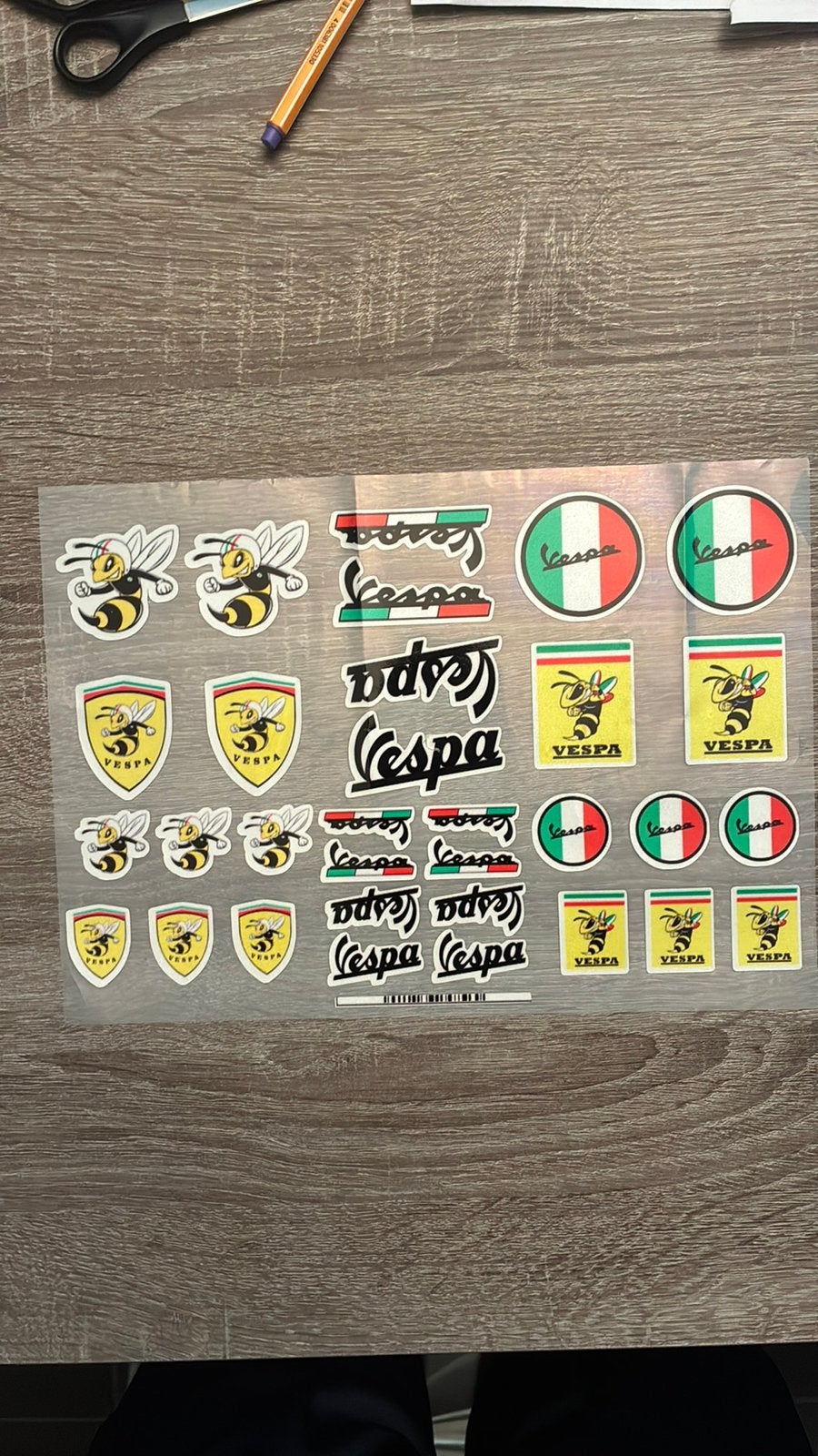 Vespa stickers, Ophalen of Verzenden, Nieuw, Auto of Motor