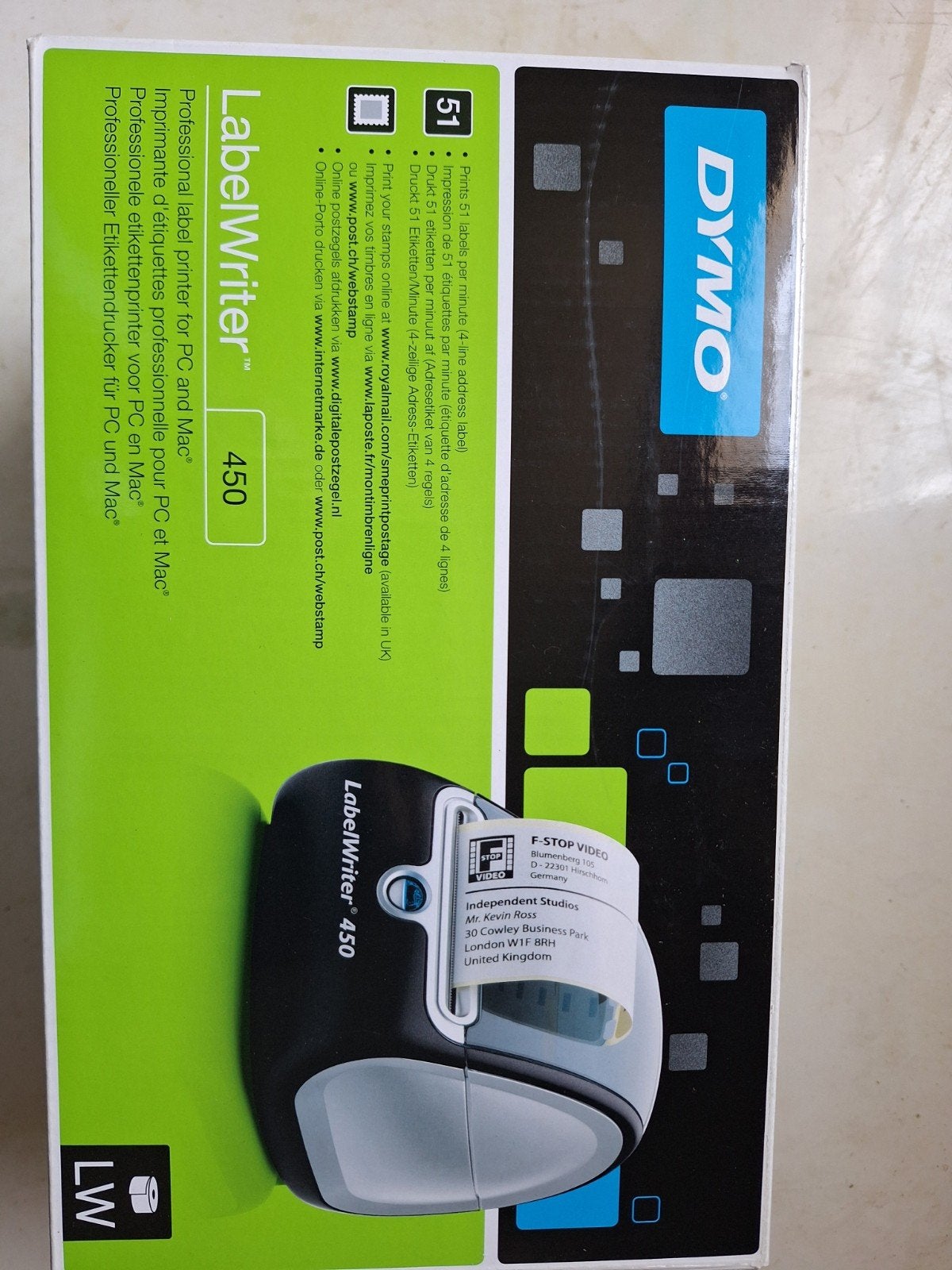Dymo LabelWriter 450, Computers en Software, Nieuw, Etiket, Dymo