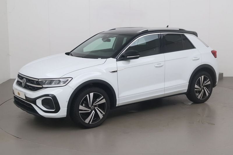 Volkswagen T-Roc 1.0 TSI R-Line 115, Auto's, Gebruikt, Overige bekleding, Wit, Bedrijf