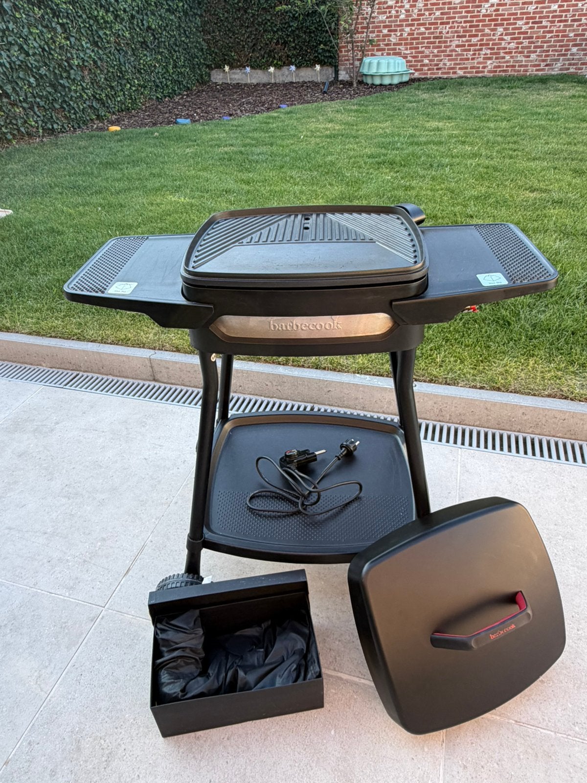 Barbecook Alexia 5111, elektrische bbq met afdekzeil!, Enlèvement, Utilisé