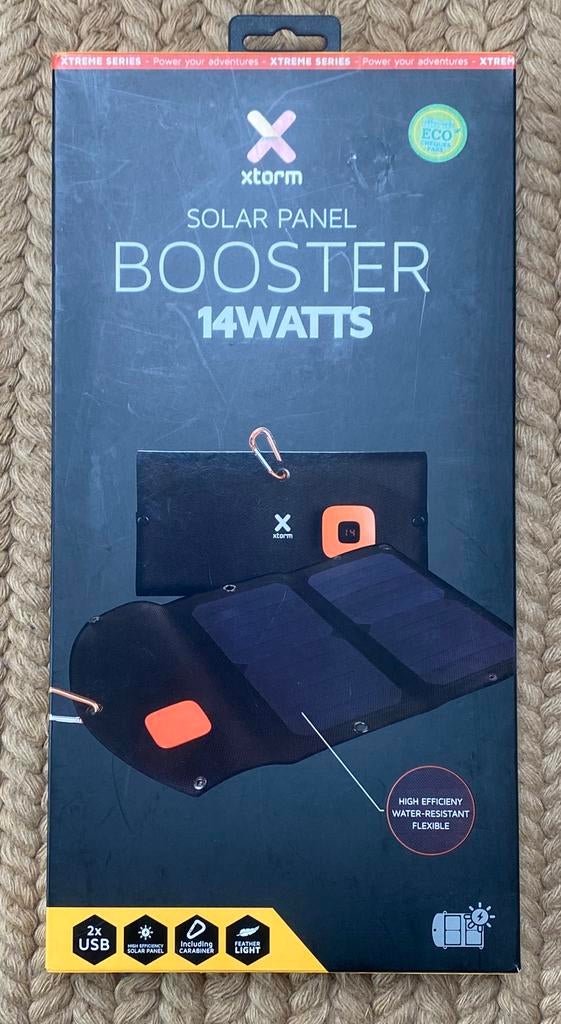 Xtorm solar panel booster 14watts (voor bike- en backpacken), Ophalen of Verzenden, Gebruikt