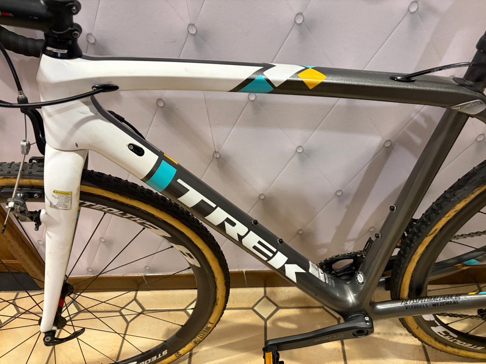 Racefiets Trek Boone 7 mt carbon wielen, Enlèvement, Comme neuf, Carbone