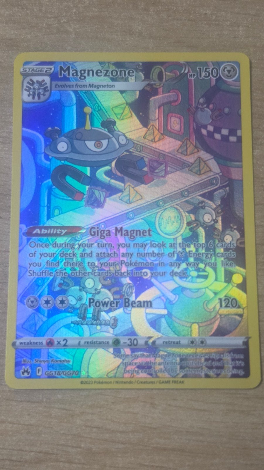 Magnezone GG18/GG70, Ophalen