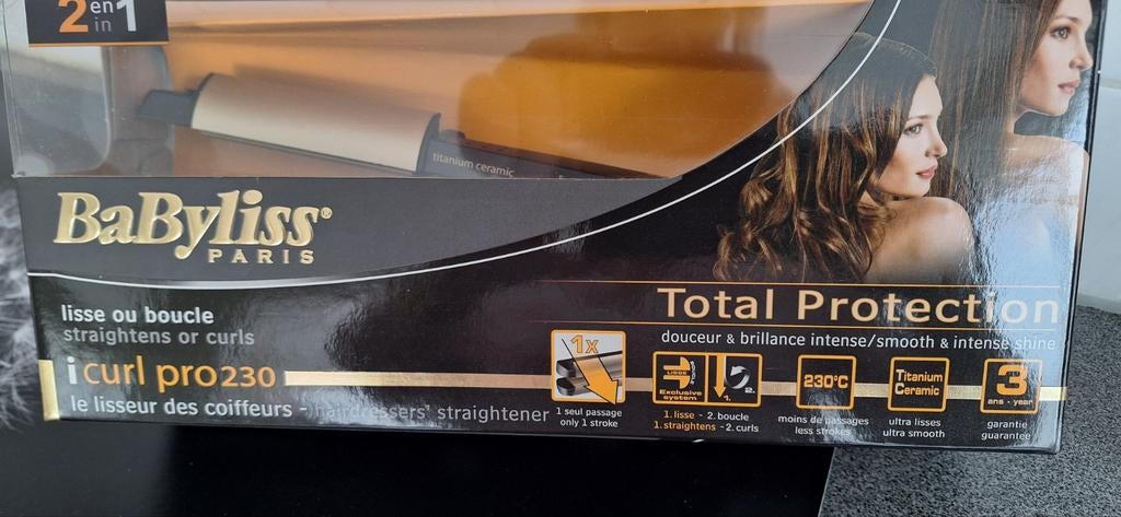 BaByliss glad stylen of krullen, Enlèvement, Neuf, Soin des cheveux