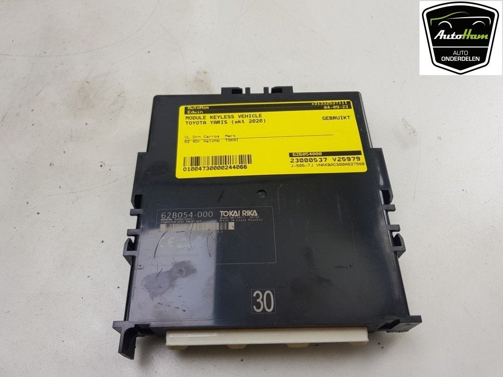 MODULE KEYLESS VEHICLE Toyota Yaris IV (P21 / PA1 / PH1), Kundenbetreuung@toyota.de, Toyota, Utilisé, Toyota-Allee 2
50858  Köln, DE