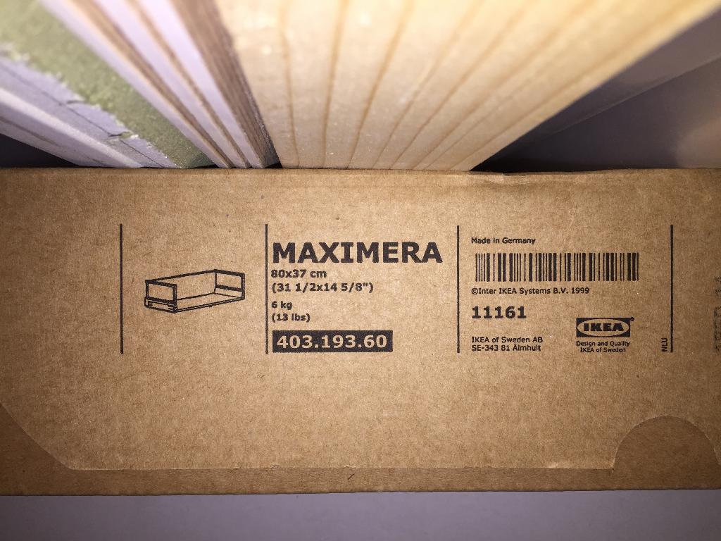 Ikea Maximera lade 80x37, Neuf, 25 à 50 cm, Moins de 100 cm, Enlèvement