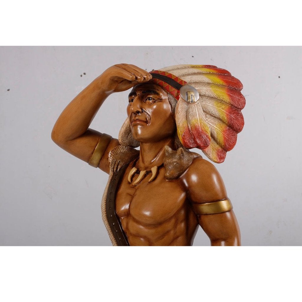 Tabac indien 188 cm - Statue indienne, Enlèvement, Neuf