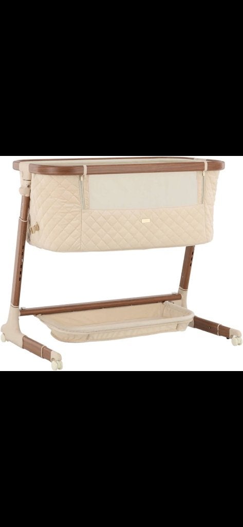 Qute Q-Wiggle Electric Co-Sleeper Cream–Hazel, Ophalen, Zo goed als nieuw