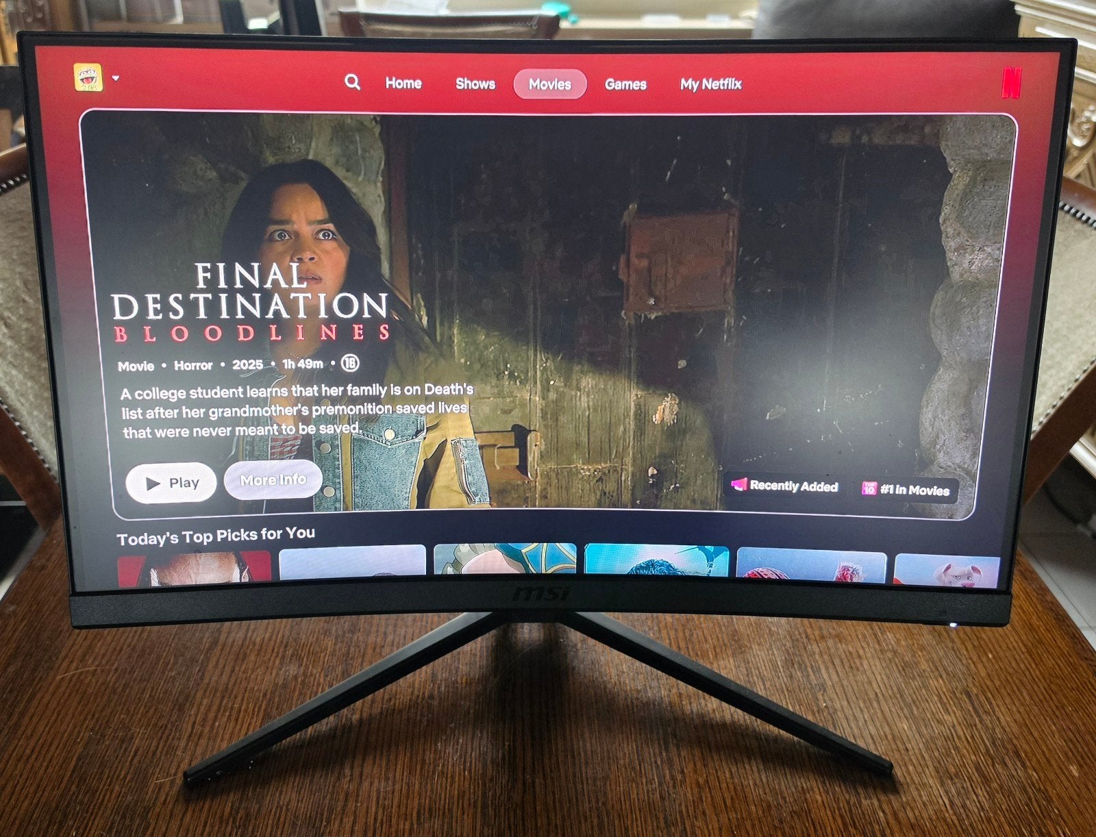 Msi G2422C en Asus VG248QG, Ingebouwde speakers, Gebruikt, VA, MSI gaming
