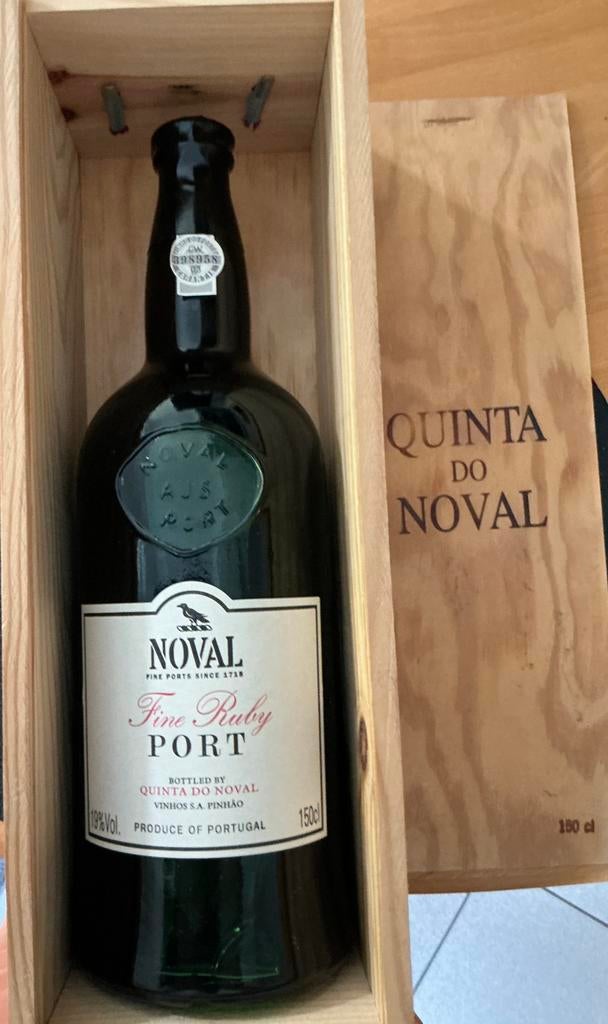 Quinta do Noval Fine Ruby Port 150cl magnum, Verzamelen, Wijnen, Ophalen of Verzenden, Nieuw, Port