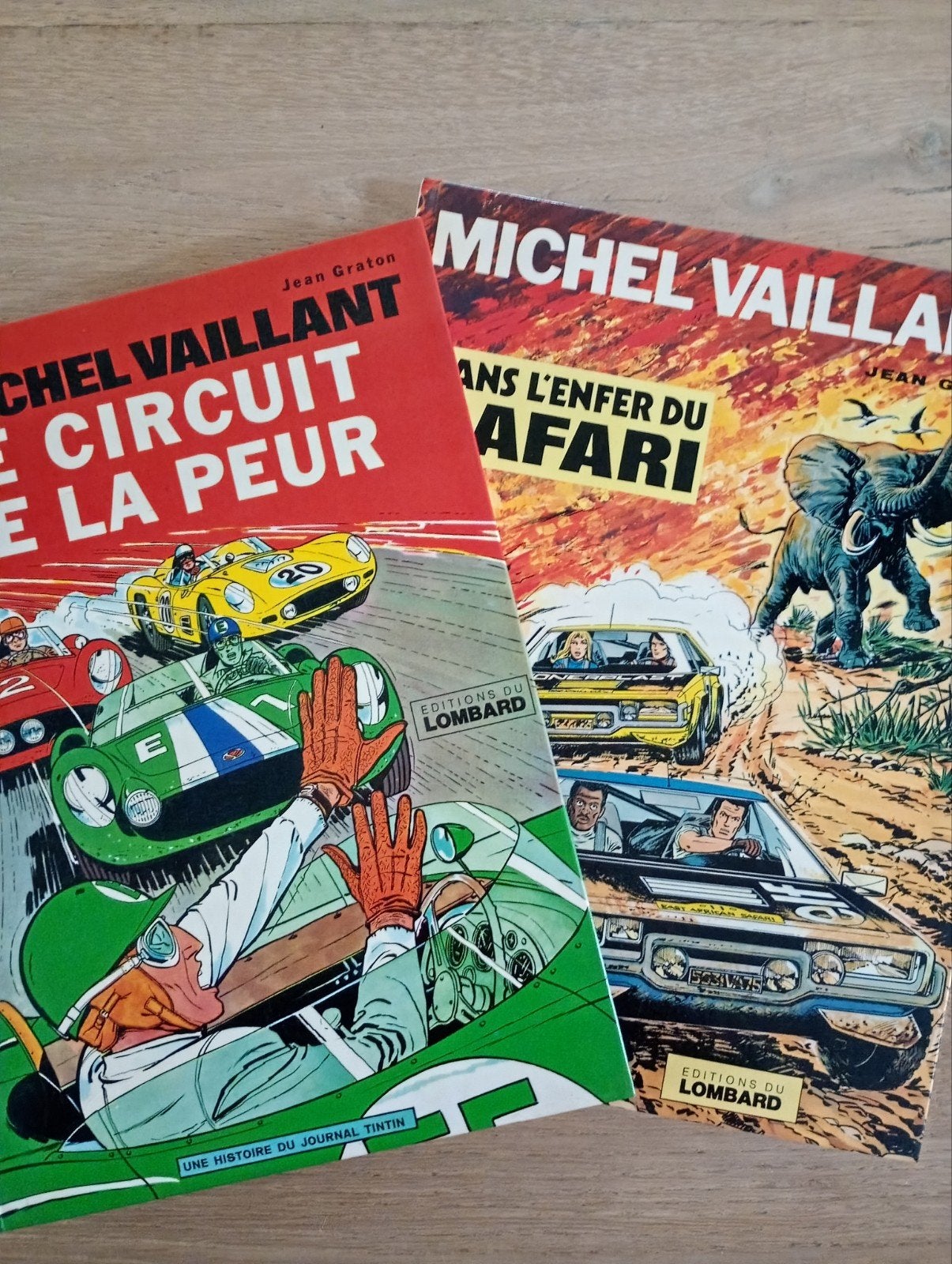 Lot Michel Vaillant 3 & 27 Graton Re TBE, Livres, Jean Graton, Plusieurs BD, Enlèvement ou Envoi, Utilisé