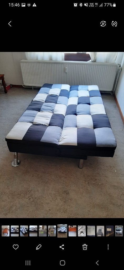 Canapé lit, Maison & Meubles, 200 à 250 cm, Comme neuf, Enlèvement, Trois personnes