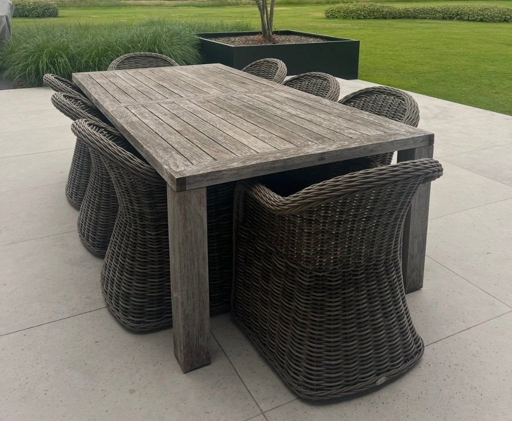 Tuintafel Teak Gloster, Ophalen, Gebruikt, Rechthoekig, Teakhout