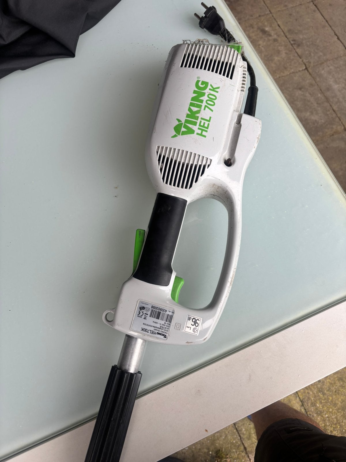 Viking/stihl telescopische stokheggenschaar, Ophalen, Gebruikt, Elektrisch