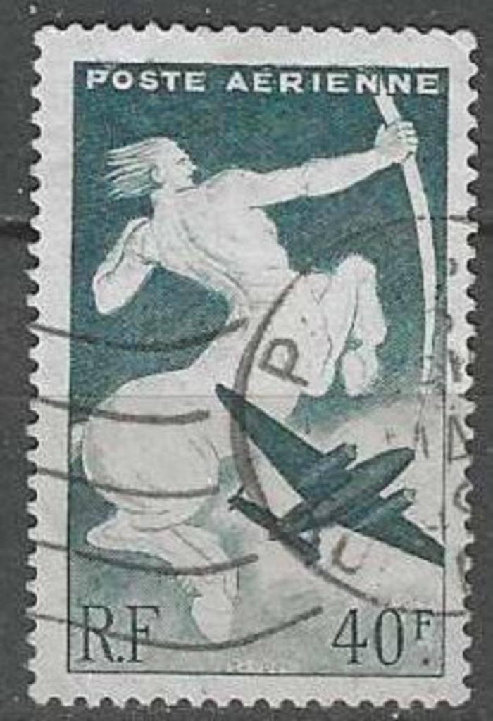 Frankrijk 1946/1947 - Yvert 16PA - Boogschutter (ST), Verzenden, Gestempeld