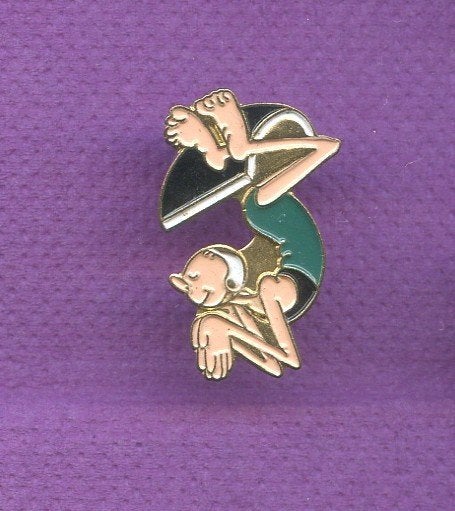 pins olive natation bd popeye a337, Collections, Envoi, Utilisé, Figurine, Insigne ou Pin's