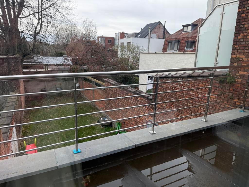 Inox L-vormige balustrade 5,17m x 1,76m x 1m, Ophalen