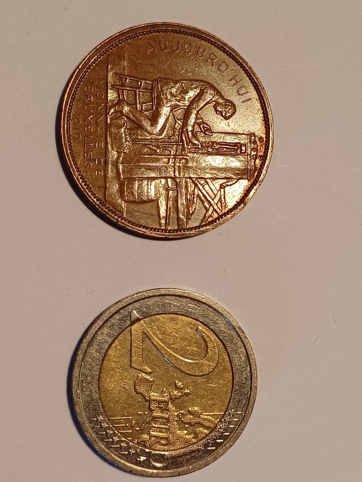 Pièce commémorative de l'Exposition universelle de Bruxelles, Envoi