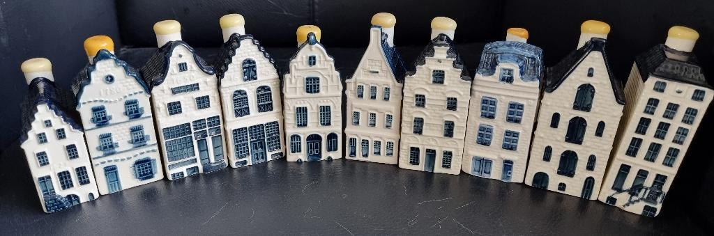 Te koop 10 KLM Huisjes Bols 2-3-12-15-21-31-34-43-54-57 LEEG, Verzamelen, Sabenasouvenirs, Gebruikt, 21 t/m 40, Ophalen of Verzenden