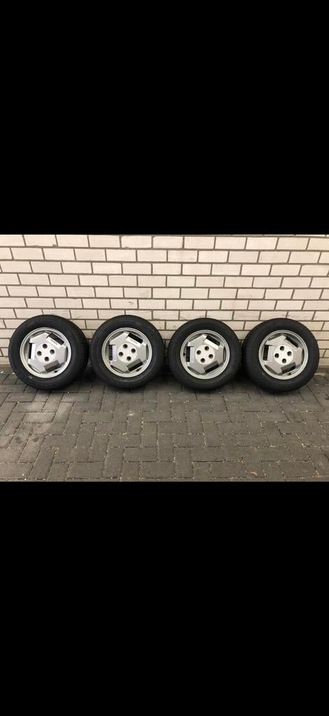 Lichtmetalen velgen met banden Toyota MR2, Auto-onderdelen, Banden en Velgen, Ophalen, 14 inch, Gebruikt, 185 mm