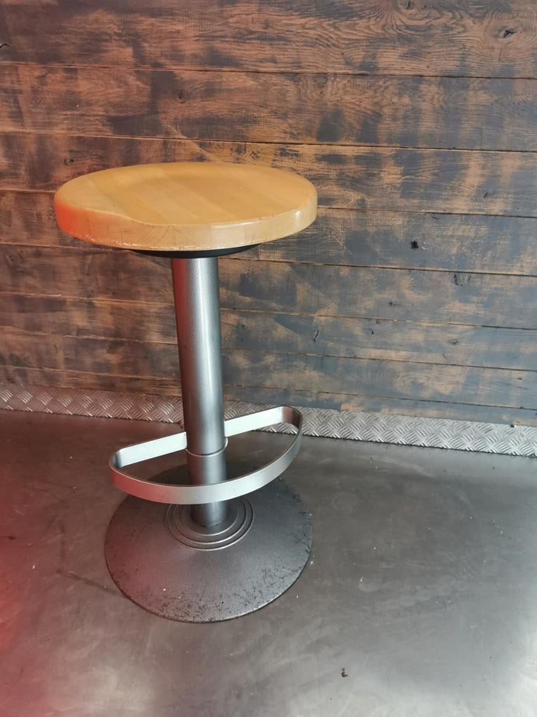 Vintage industriële barkruk jaren 70, Huis en Inrichting, Barkrukken, Ophalen