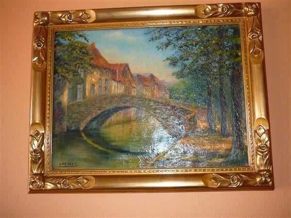 Mooie oude schilderij, Ophalen