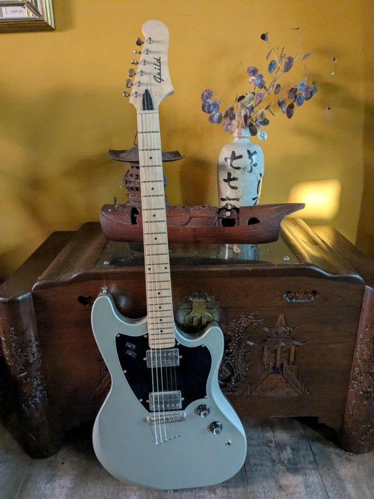 Guild Newark St. Collection Surfliner HH Shoreline Mist, Muziek en Instrumenten, Snaarinstrumenten | Gitaren | Elektrisch, Ophalen