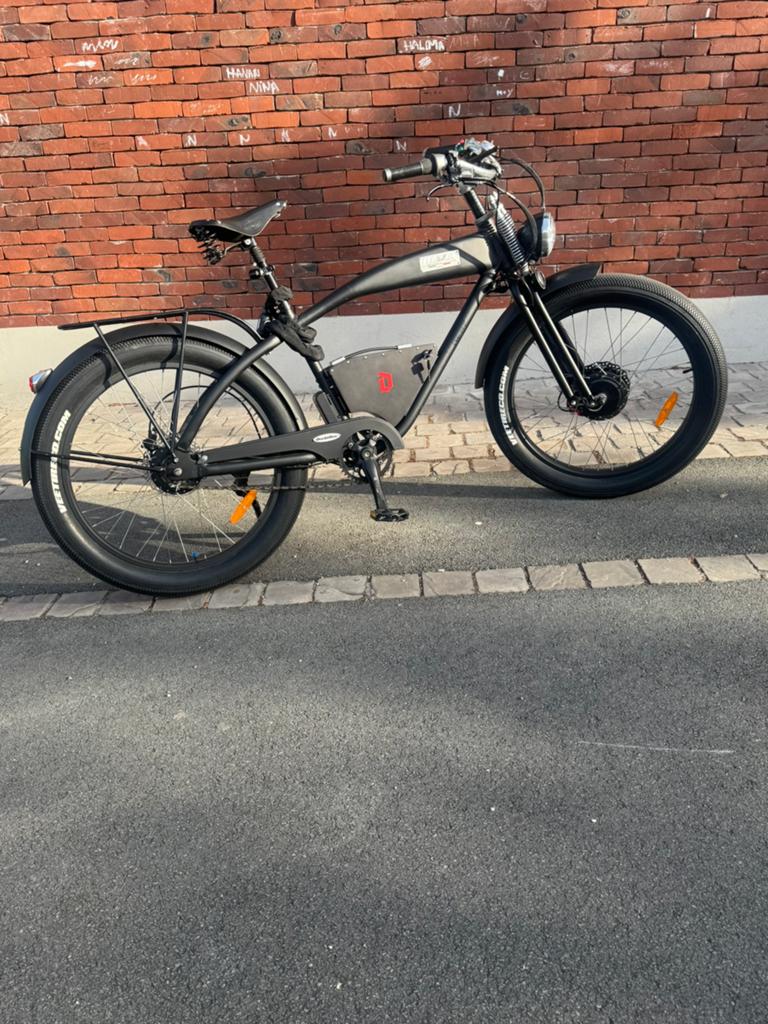 DIABLONE 26 inch VAE 5V elektrische fiets weinig gebruikt., Fietsen en Brommers, Fietsen | Cruisers en Lowriders, Zo goed als nieuw