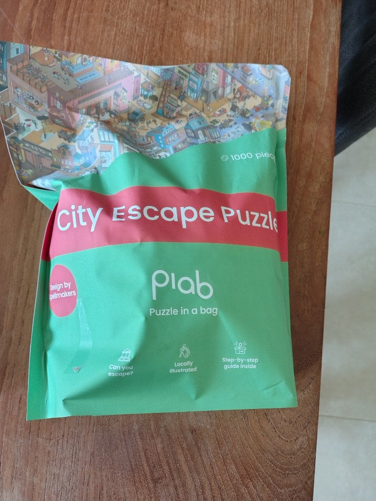Prison Escape - Puzzle in a bag - 1000 st, Ophalen of Verzenden, 500 t/m 1500 stukjes, Zo goed als nieuw, Legpuzzel