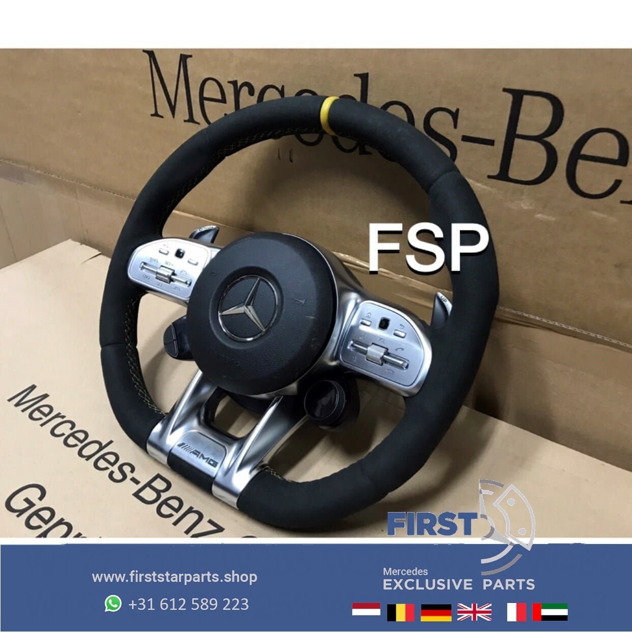 2021 AMG STUUR + AIRBAG A45 CLA45 C63 E63 GLC63 GLE63 GT63 G, Gebruikt, -, Ophalen of Verzenden, -