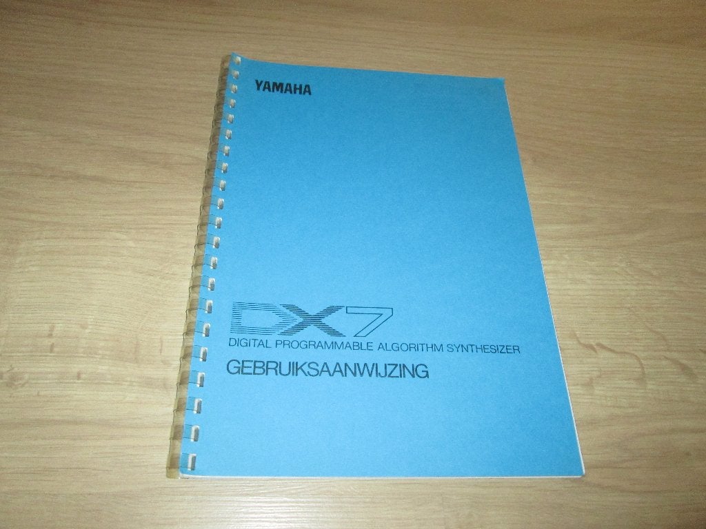 Yamaha DX-7 Synthesizer Gebruikershandleiding - Origineel, Enlèvement ou Envoi