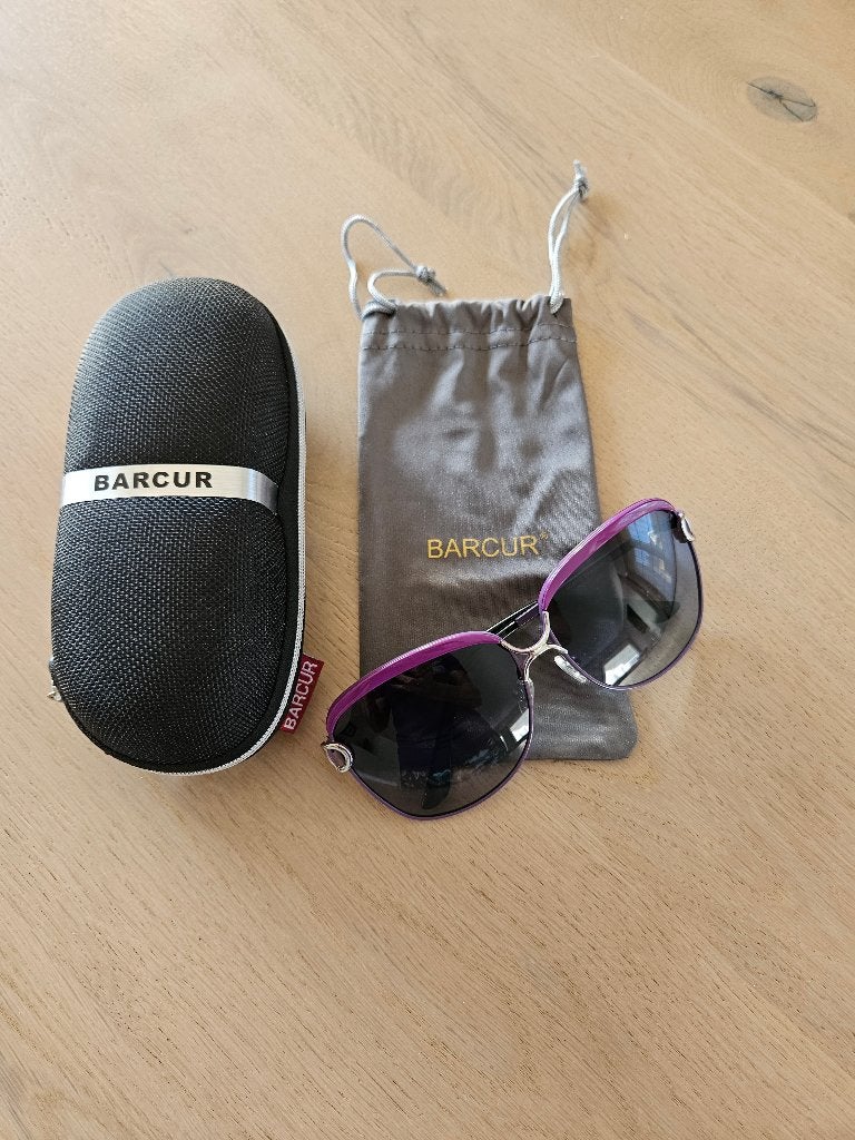 Prachtige zonnebril van BARCUR, Overige merken, Zonnebril, Paars, Ophalen of Verzenden
