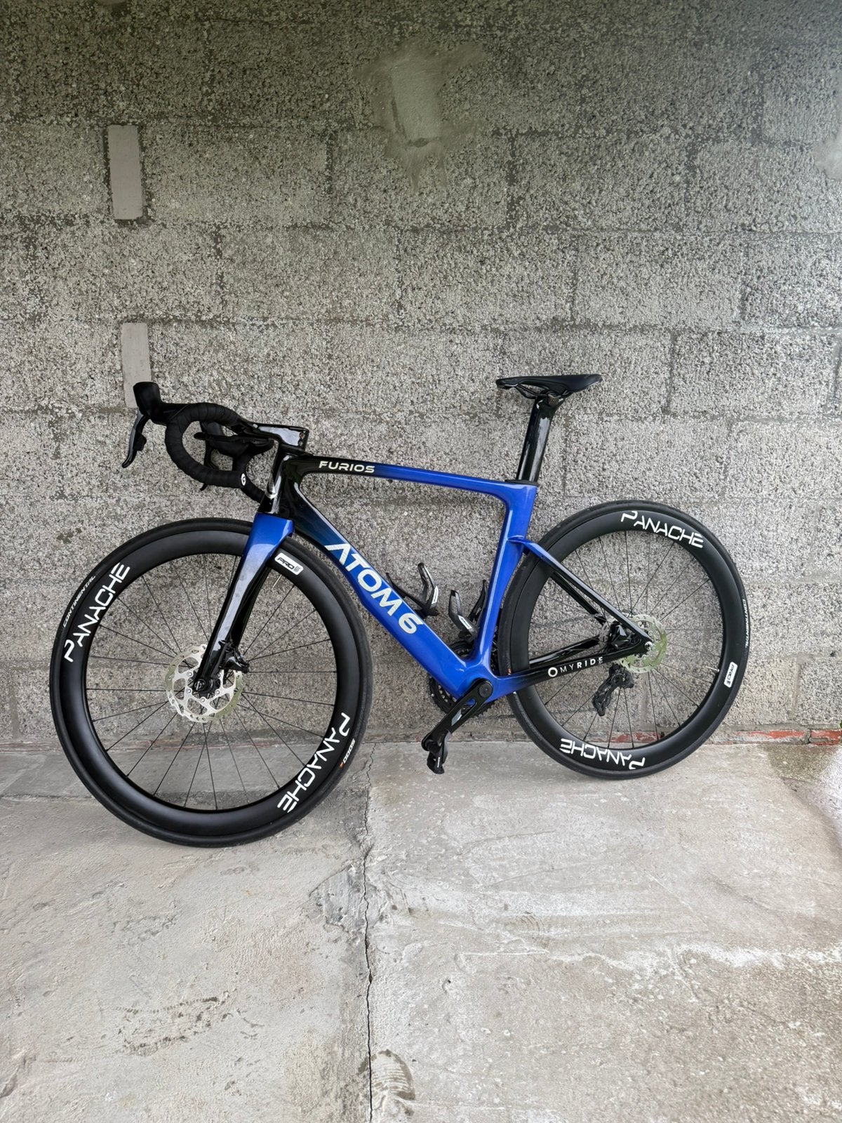 Racefiets atom 6, Fietsen en Brommers, Ophalen, 28 inch, Carbon, 10 tot 15 versnellingen