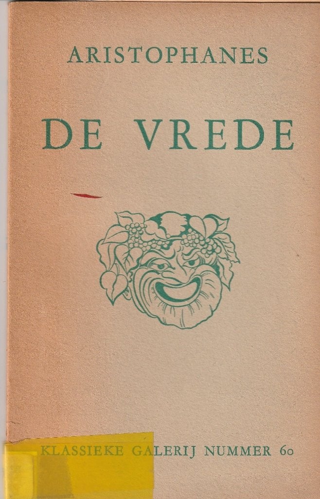Aristophanes “De vrede”, Boeken, Ophalen of Verzenden, Gelezen, Eén auteur