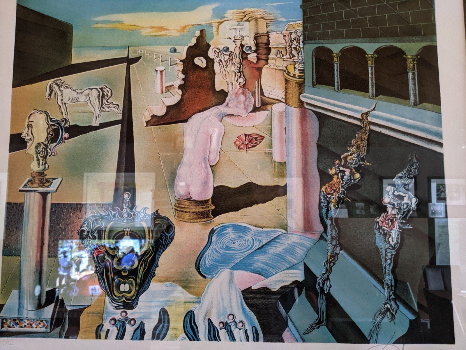 lito van Salvador Dali, Antiquités & Art, Enlèvement, Lithographie