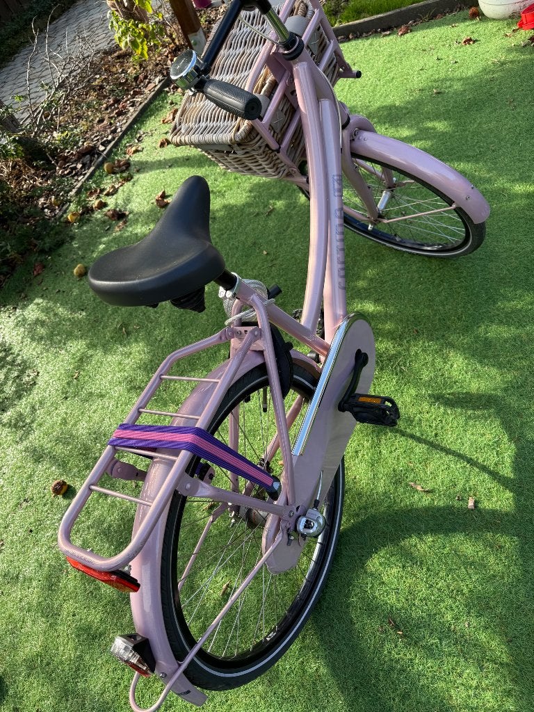 Meisjes fiets 24inch, Fietsen en Brommers, Ophalen, Terugtraprem, Cortina, Gebruikt